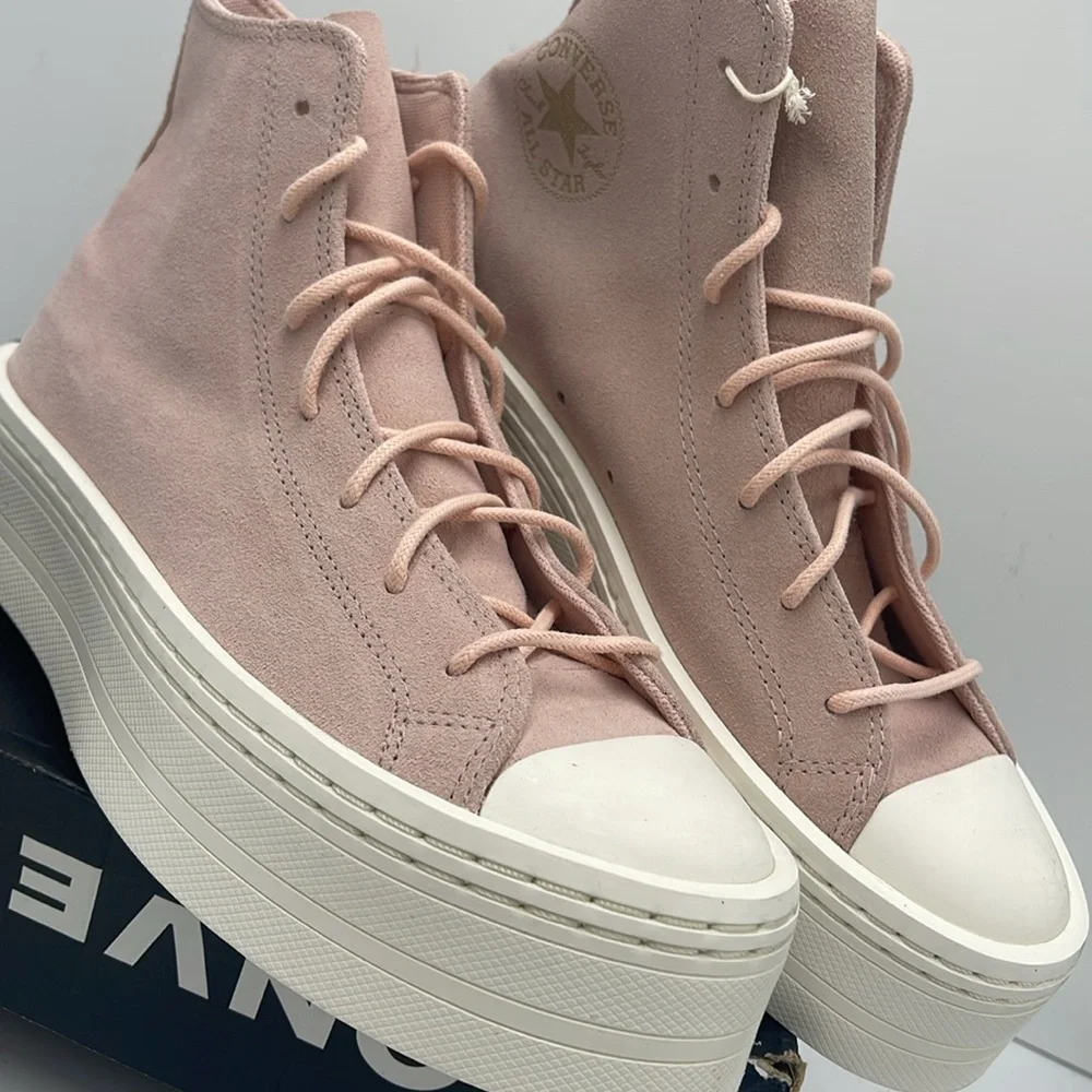 Converse WMNS Pink High-Top Sneakers Platform A04663C
CTAS MODERN LIFT HI PINK - Picture 6 of 16